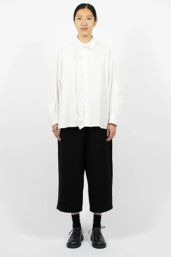 Bishop Sleeve Shirt White