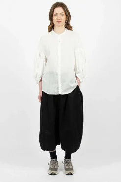 Bouffant Shirt White