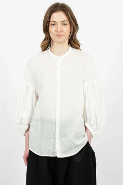 Bouffant Shirt White