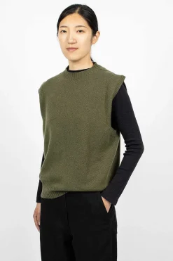 Boxy Slipover Khaki