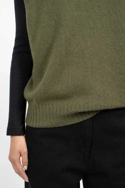 Boxy Slipover Khaki