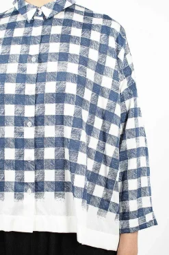 Brigitte Shirt Navy/White