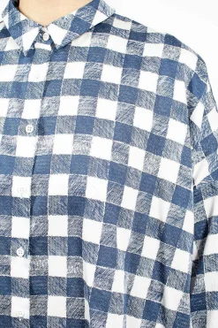 Brigitte Shirt Navy/White