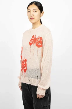 Butterfly Knit Jumper Pink