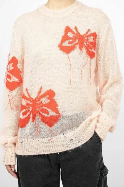 Butterfly Knit Jumper Pink