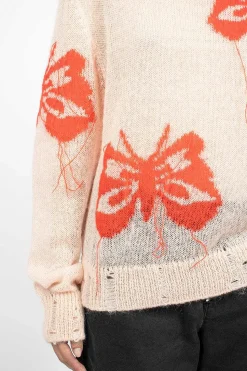 Butterfly Knit Jumper Pink