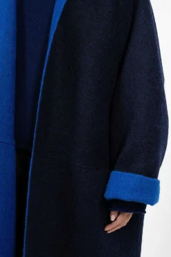 Cabaret Coat Navy/Royal Blue