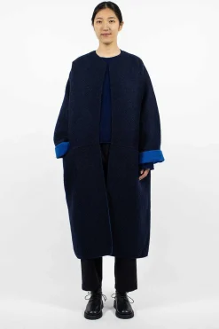 Cabaret Coat Navy/Royal Blue