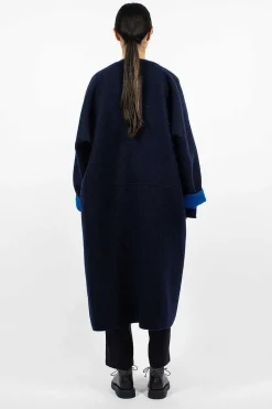 Cabaret Coat Navy/Royal Blue