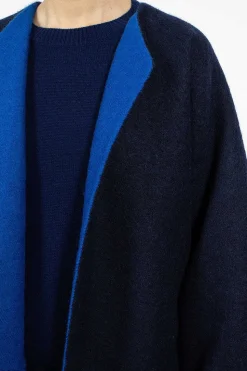 Cabaret Coat Navy/Royal Blue