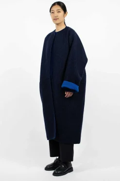 Cabaret Coat Navy/Royal Blue
