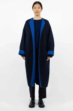 Cabaret Coat Navy/Royal Blue