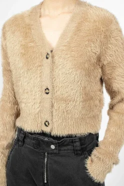 Cardigan Camel Brown