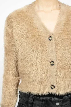 Cardigan Camel Brown