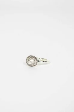 Carrie Sterling Silver Icy Diamond Ring