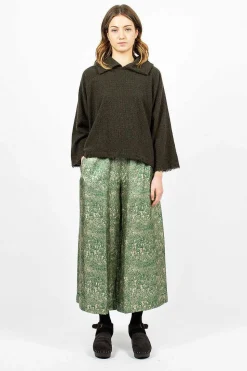 Cashmere Check Top Green/Tortoise