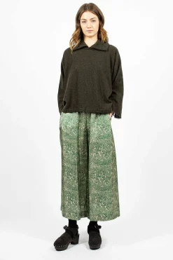 Cashmere Check Top Green/Tortoise