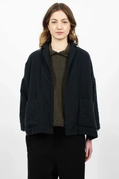 Cashmere Jacket Green Blue Check