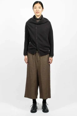 Cocoon Cardigan Brown/Black