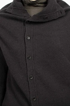 Cocoon Cardigan Brown/Black