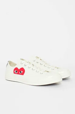Comme Des Garcons Play X Chuck Taylor 1970S Ox Milk/White