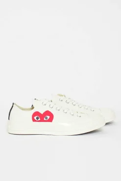 Comme Des Garcons Play X Chuck Taylor 1970S Ox Milk/White