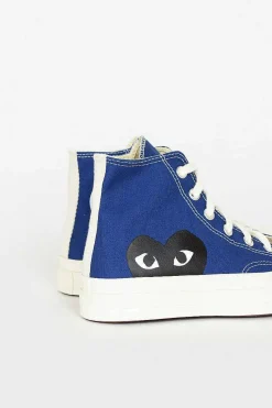 Comme Des Garcons Play X Chuck Taylors 1970's Hi Blue