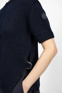 Cotton Knit Top Navy