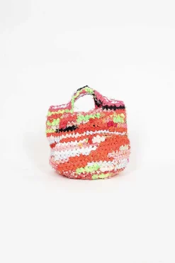 Crochet Bag Pink Multi