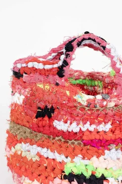Crochet Bag Pink Multi