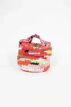 Crochet Bag Pink Multi
