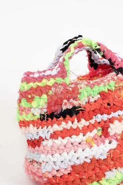 Crochet Bag Pink Multi