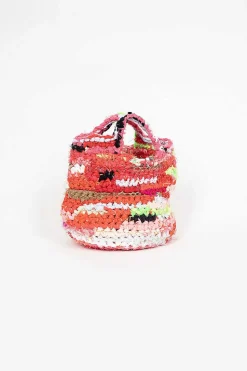 Crochet Bag Pink Multi