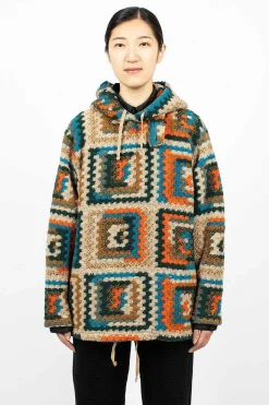 Crochet L/S Hoodie Multi