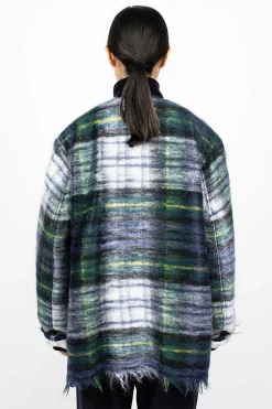 Croft Woven Jacket Green Tartan