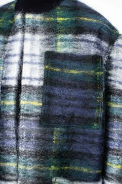 Croft Woven Jacket Green Tartan