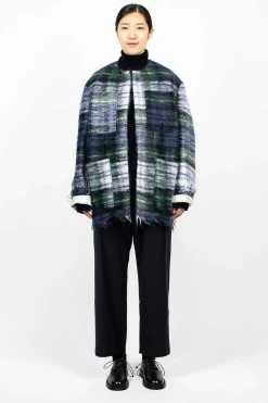 Croft Woven Jacket Green Tartan