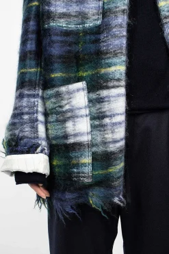 Croft Woven Jacket Green Tartan