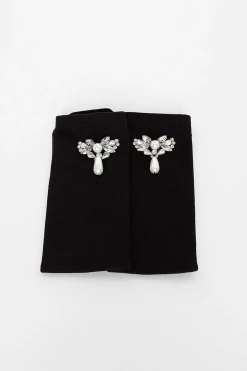 Crystal Cluster Embellished Socks