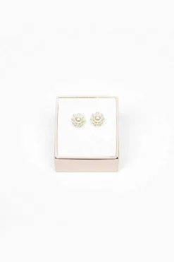Daisy Pearl Earrings