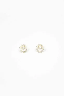 Daisy Pearl Earrings