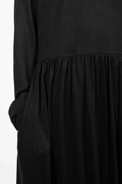 Demure Dress Black