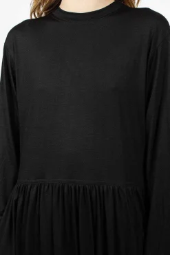 Demure Dress Black