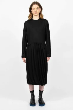 Demure Dress Black
