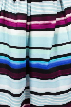 Digital Print Skirt Blue