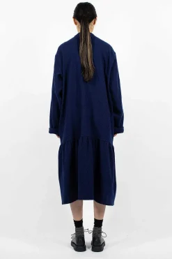 Drizzle Dress Woven Blue