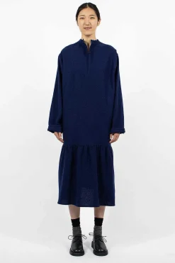 Drizzle Dress Woven Blue
