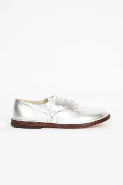 Easy Lace Up Shoe Silver