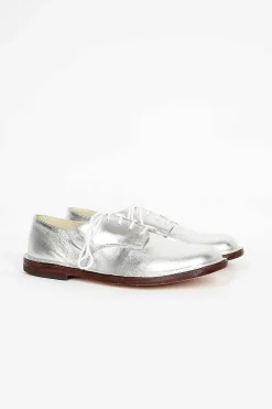 Easy Lace Up Shoe Silver