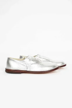 Easy Lace Up Shoe Silver